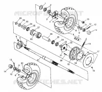 TRAZIONE POSTERIORE Sportsman 400L W97AC38C (4939673967C007)