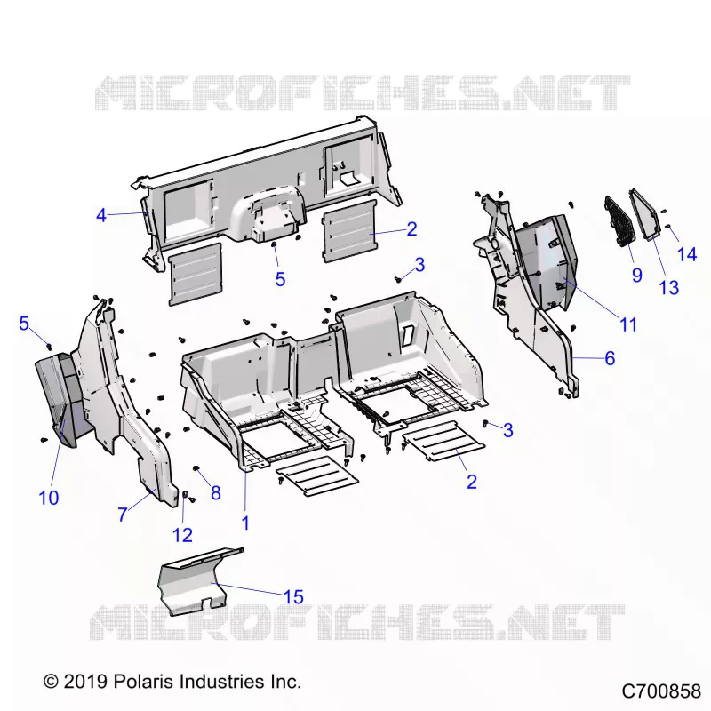 CARROZZERIA POSTERIORE CLOSEOFF AND FENDERS