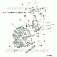 ENGINE, PRESA D'ARIA MANIFOLD, EVAP, 50S