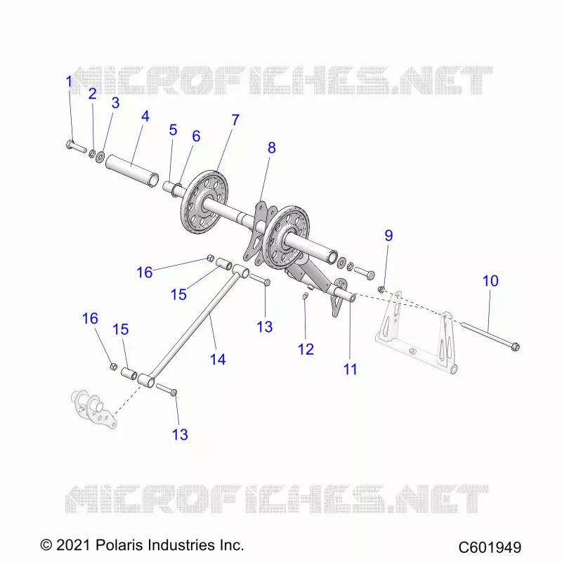 SUSPENSION, POSTERIORE COPPIA ARM