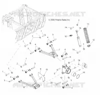 SUSPENSION, A-ARMS, MID DRIVE AND POSTERIORE DRIVE