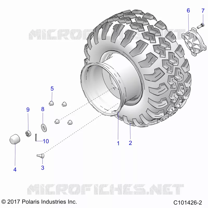 RUOTE, REAR -A19HAA15N7 (101426-2)