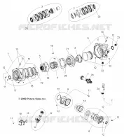 TRASMISSIONE, FRONT SCATOLA DEGLI INGRANAGGI INTERNALS