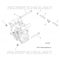 TRASMISSIONE, GEARCASE MOUNTING, REAR