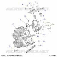 ENGINE, PRESA D'ARIA MANIFOLD