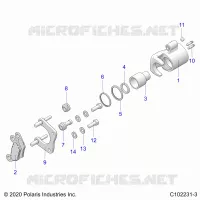 BRAKES, PINZA POSTERIORES