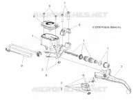 FRENO ANTERIORE BRAKE LEVER AND MASTER CYLINDER