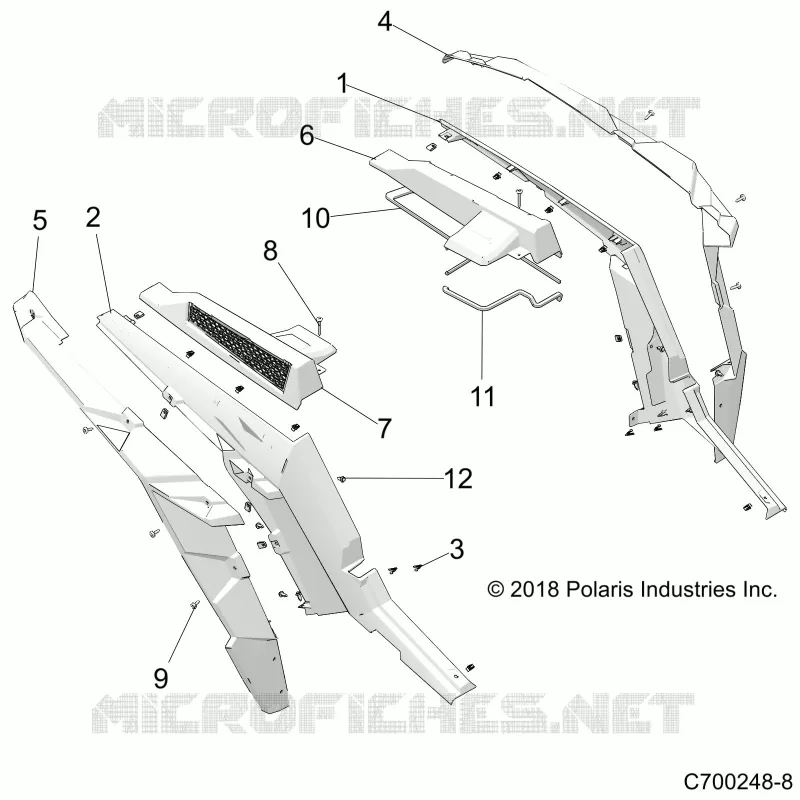 CARROZZERIA POSTERIORE FENDERS AND BEZELS