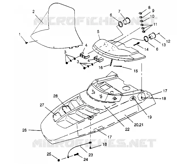 CAPPA DI MONTAGGIO  500 EFI 0952774, EFI SKS 0952574,   EFI SKS PT 0952974, and (4929052905A014)