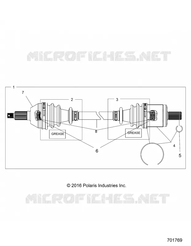 DRIVE TRAIN, TRANSMISSIONE ANTERIORE SHAFT
