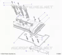 ENGINE, VALVOLA COPERTURA & SPARK PLUGS