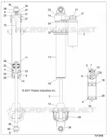 SUSPENSION, SHOCK ANTERIORE INTERNALS