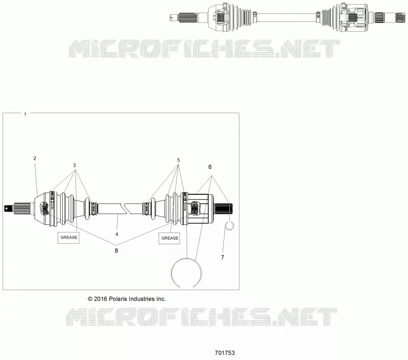 DRIVE TRAIN, TRANSMISSIONE ANTERIORE SHAFT