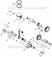 PISTONEEE   ALBERO MOTORE (SPORT) SPORT 400L W97BA38C (4940124012C014)