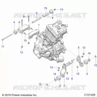 MOTORE, MOUNTING & LONG BLOCK