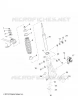 SUSPENSION, ANTERIORE MONTANTE