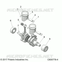 ENGINE, PISTONE & ALBERO MOTORE