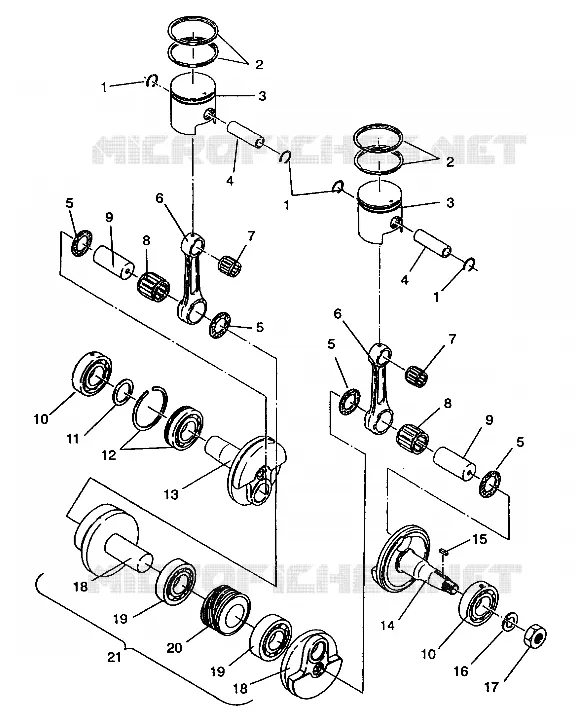 PISTONEEE   ALBERO MOTORE SPORT SKS E940243 (49273627360029)