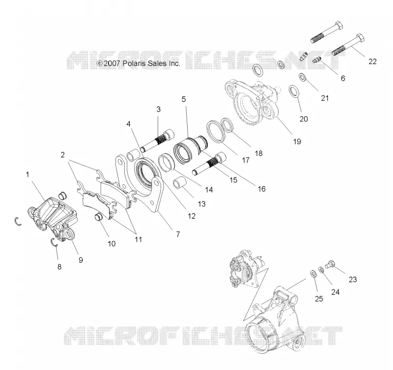 FRENO POSTERIORE CALIPERS