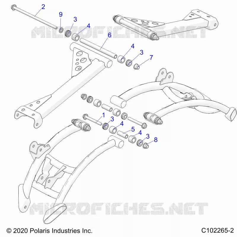 SOSPENSIONE POSTERIORE CONTROL ARM, MOUNTING