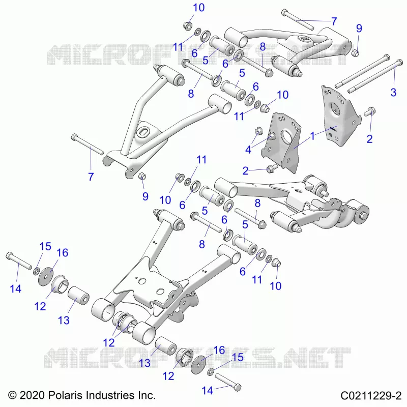 SOSPENSIONE POSTERIORE CONTROL ARM, MOUNTING