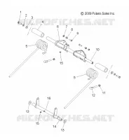 SUSPENSION, POSTERIORE COPPIA ARM AND PIVOT ARM