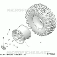 OPT, MACHINED BLACK. ALUMINUM RUOTA POSTERIORES