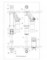 SUSPENSION, AMMORTIZZATORE POSTERIORE