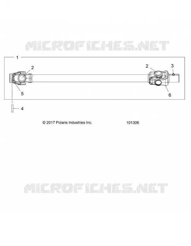 TRASMISSIONE, PROP SHAFT, FRONT