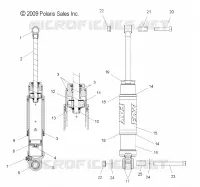 AMMORTIZZATORE POSTERIORE TRACK (INDY SP/LTD)(7043177)