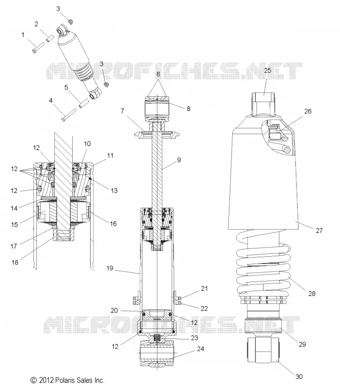 SHOCK ANTERIORE PISTA (7043779)