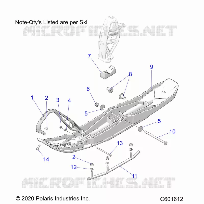 STEERING, SCIARE ASM