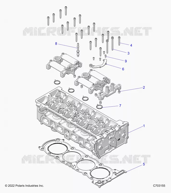 ENGINE, TESTA CILINDRO