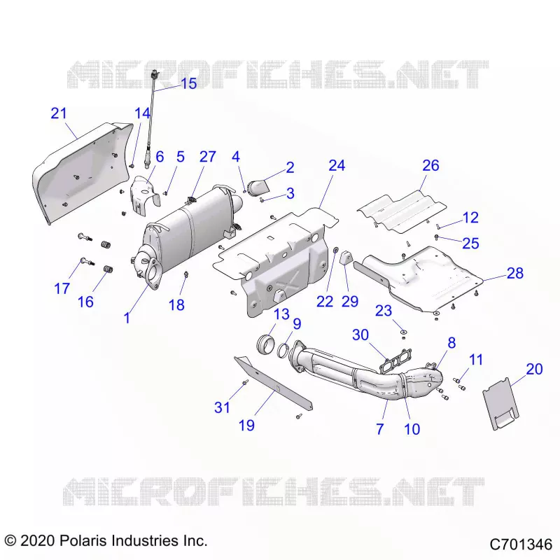 ENGINE, IMPIANTO DI SCARICO