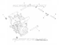 TRASMISSIONE, GEARCASE MOUNTING, REAR