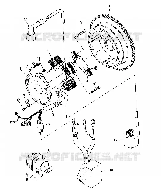 MAGNETO ASSEMBLY 250 4X6 / W928627 (4922902290044A)