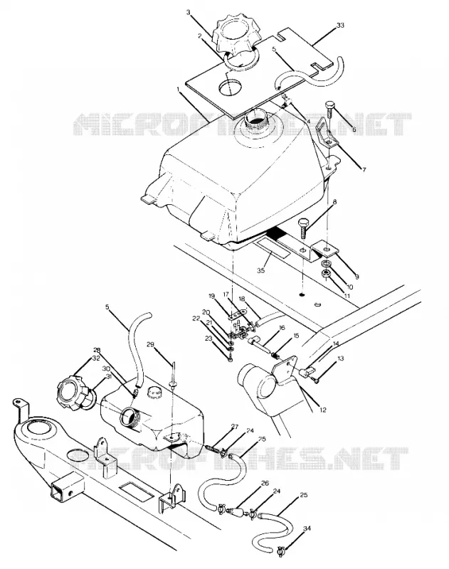 MONTAGGIO SERBATOIO CARBURANTE TRAIL BLAZER (4919761976009A)