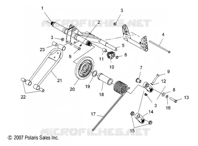 SUSPENSION, POSTERIORE COPPIA ARM