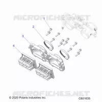 ENGINE, REED VALVE AND CORPO FARFALLATO ADAPTOR -S23TLP8RS (C601635)