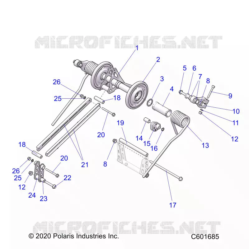 SUSPENSION, POSTERIORE COPPIA ARM