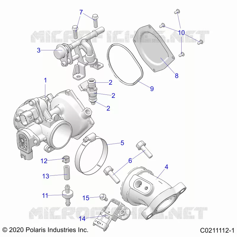 ENGINE, CORPO FARFALLATO AND FUEL RAIL