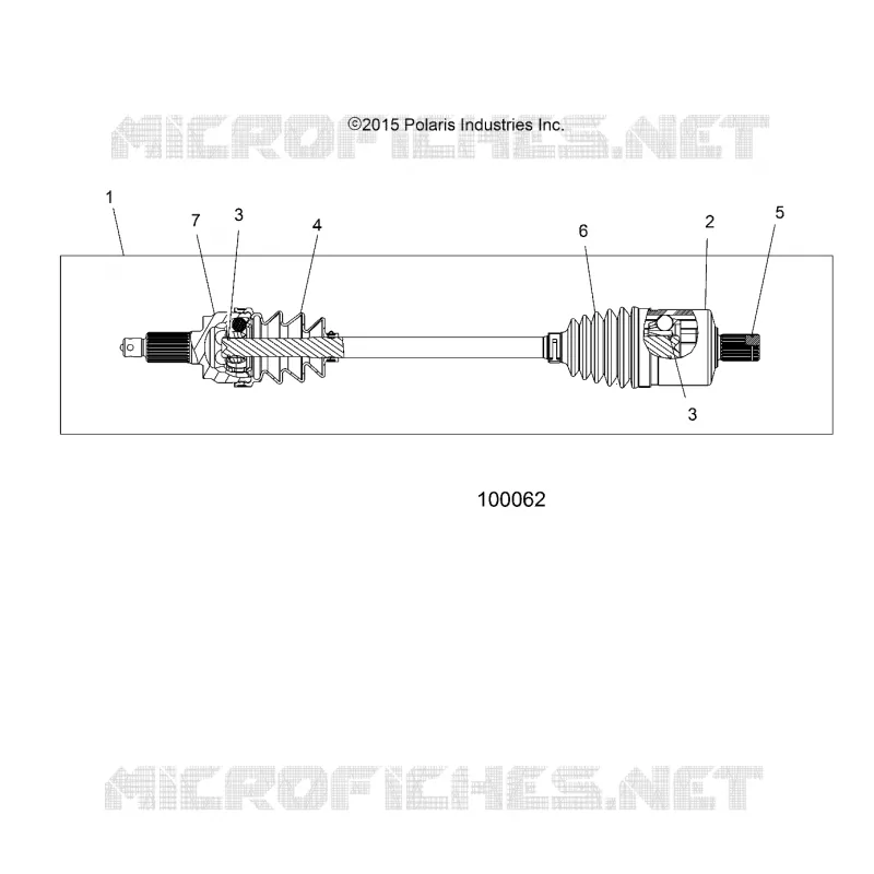 TRASMISSIONE, DRIVE SHAFT, FRONT