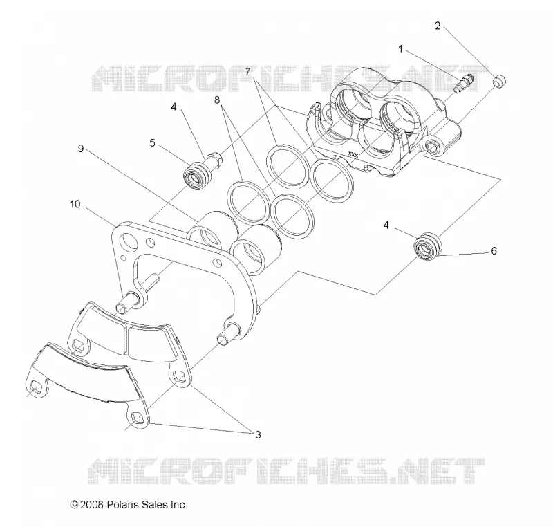 FRENO POSTERIORE CALIPER