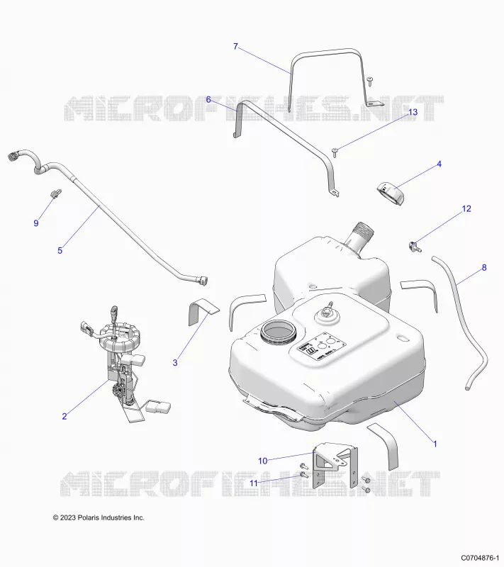 SISTEMA DI ALIMENTAZIONE CARBURANTE, TANK