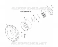 RUOTAS, FRONT TIRE AND BRAKE DISC