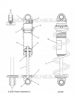 SUSPENSION, SHOCK ANTERIORE TRACK MONOTUBE