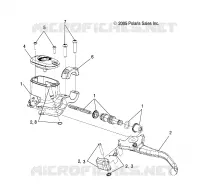 FRENO ANTERIORE BRAKE LEVER AND CILINDRO PRINCIPALE