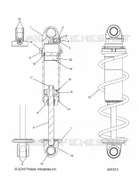 FRONT SHOCK PISTA (CLEAR COIL OVER)