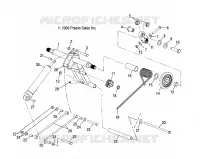 SUSPENSION, POSTERIORE COPPIA ARM, AND SHOCK