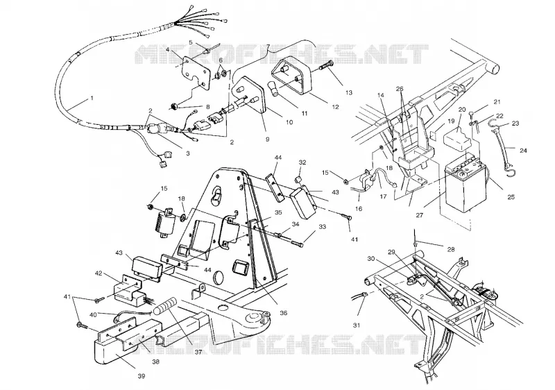 ELETTRICO/FANALE POSTERIORE ASSEMBLY